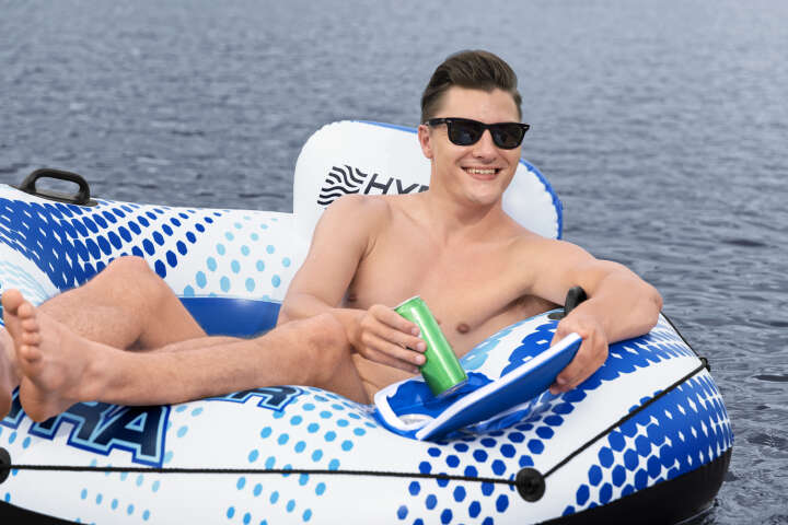 Bestway Schwimmring Rapid Rider Ultra mit Getränkehalter